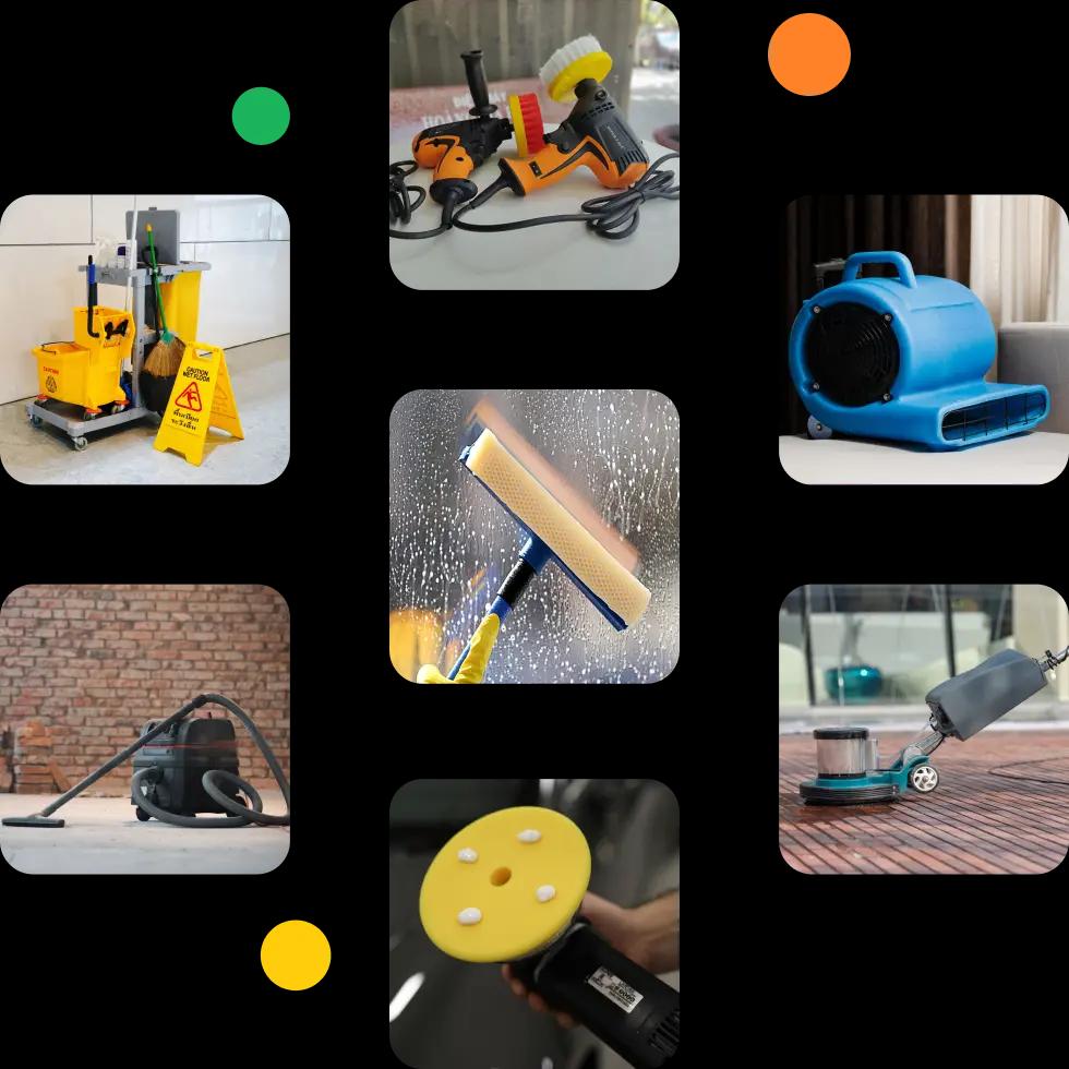 Các Loại Thiết Bị Và Hóa Chất Sử Dụng Trong Dịch Vụ Vệ Sinh Công Nghiệp bTaskee