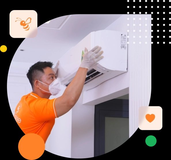 Aplikasi Tempahan Servis Pembersihan Penghawa Dingin Hanya Dalam 30 Saat, Jaminan 7 Hari